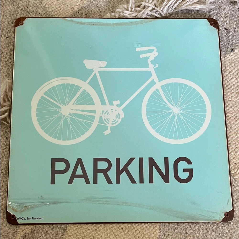 Bicycle Parking Tin Sign